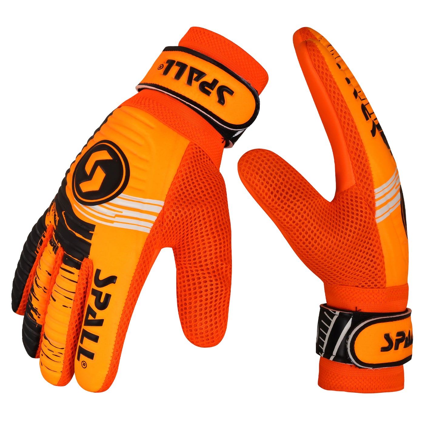 GoalKeeper Gloves Strong Grip For The Toughest Saves With Finger Spines To Give Splendid Protection To Prevent Injuries High Performance Pro Level Ideal For Men And Women(GK-120)