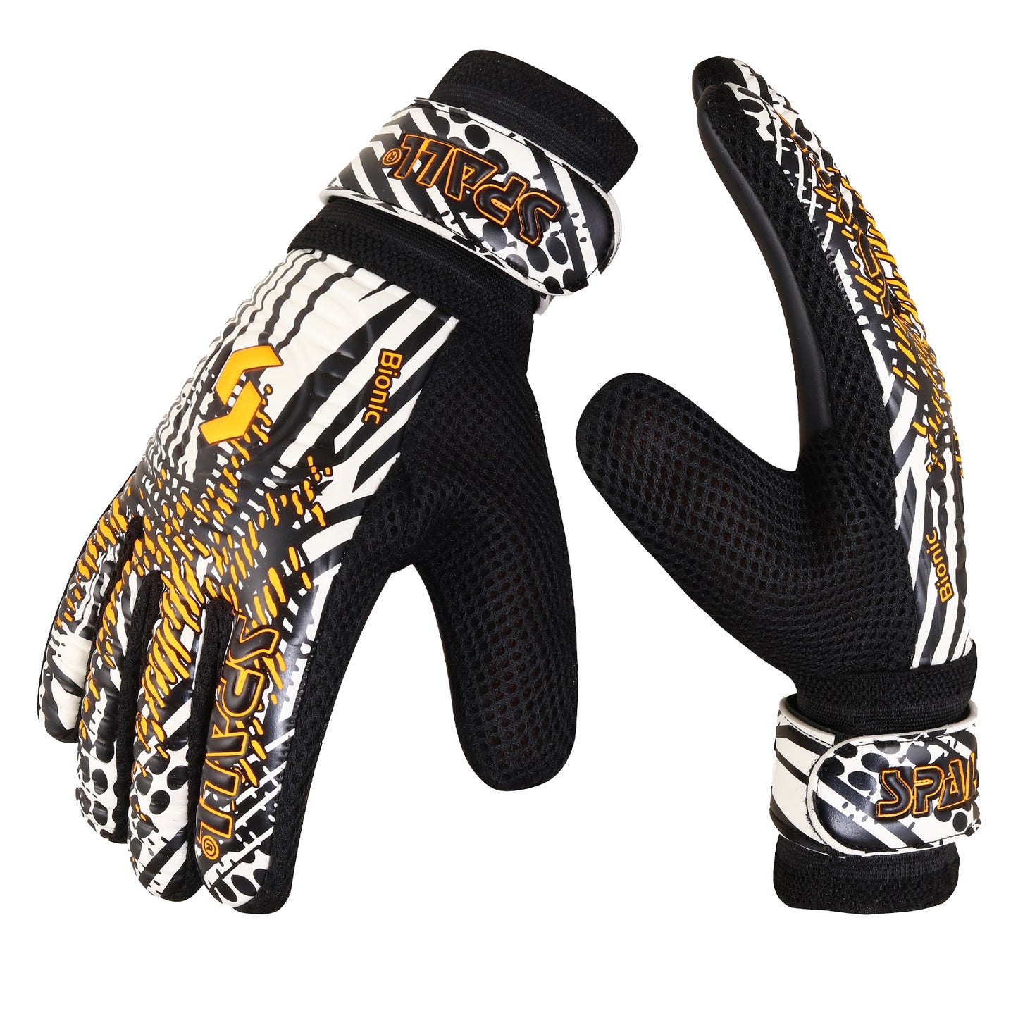 GoalKeeper Gloves Strong Grip For The Toughest Saves With Finger Spines To Give Splendid Protection To Prevent Injuries High Performance Pro Level For Men And Women(GK-120)