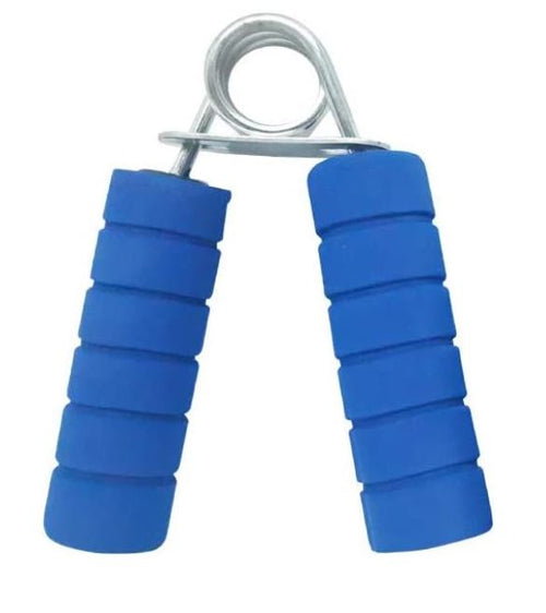 Foam Handle Grip Height 19cm /Width 15cm Blue For Body Exercise Forearm Muscle Finger Gripper Trainer Strength Set Fitness Equipment Sports Athletes And Musicians(2011)