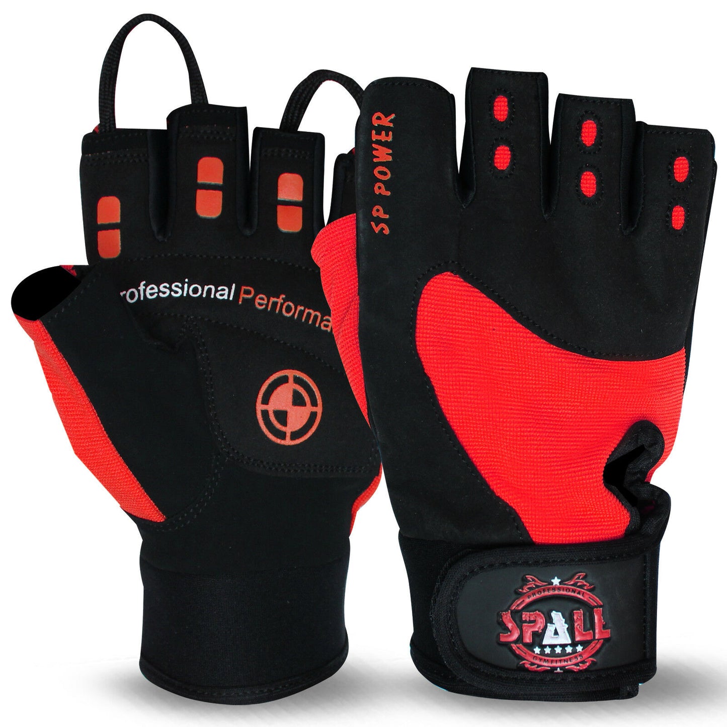 Gym Weight Lifting Gloves For Power Lifting Exercise Fitness Weight Lifting Hanging Dumbbell Sports Building Workouts Pull Up Training Ideal For Men And Women(SI-1006)