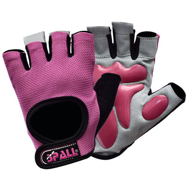 Half Finger Ladies Weight Lifting Gloves For Workout Hanging Pull Ups Cycling Fitness Bodybuilding Weightlifting Training Outdoor Sports Ideal For Women(SI-4082)