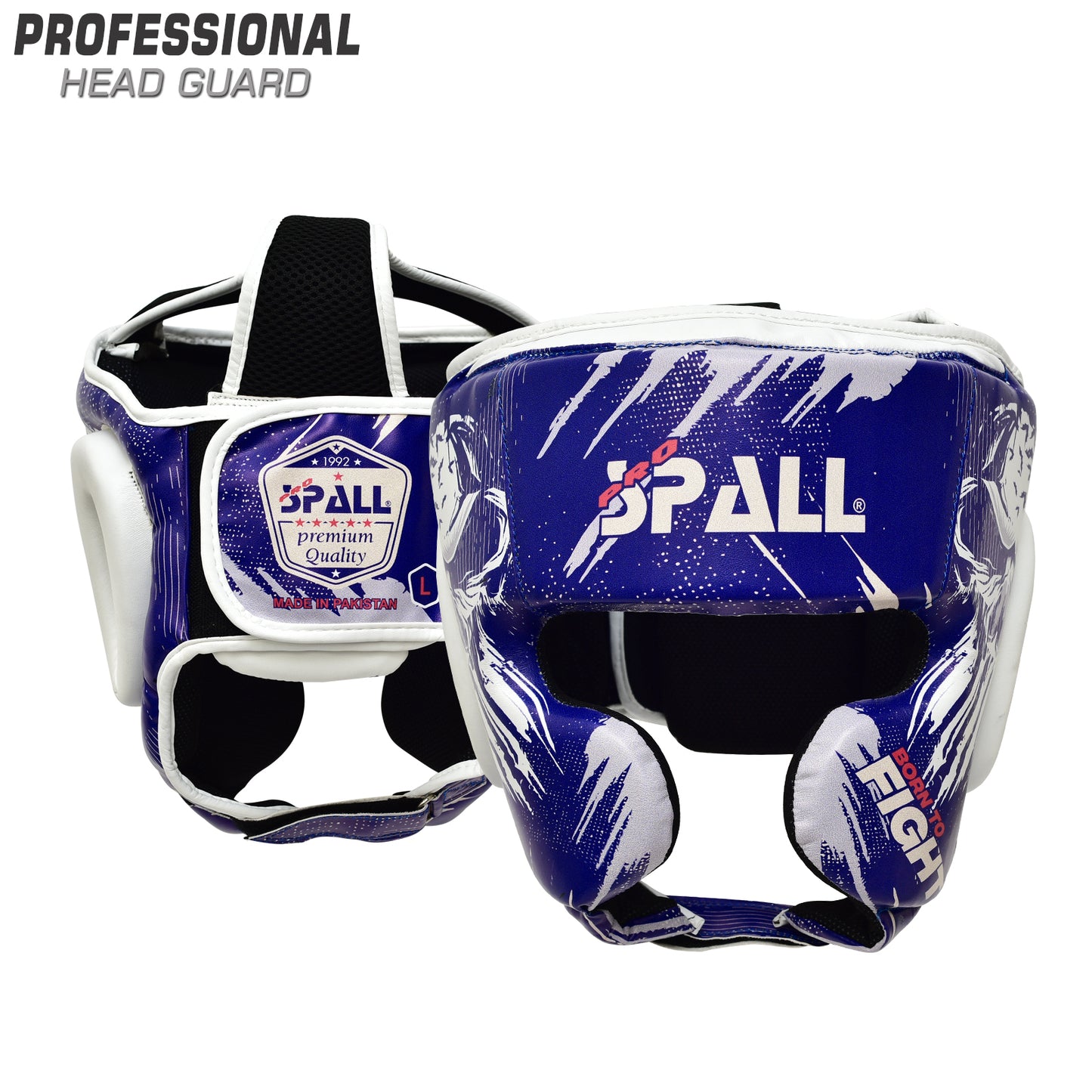 Boxing Head Guard S M L XL Blue Red Black for MMA Muay Thai Taekwondo Fighting Kickboxing Karate BJJ Wrestling Martial Arts Sparring Training Perfect For Men and Women By SPALL(SI-1374)