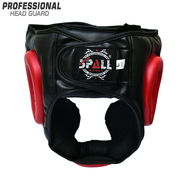 Head Guard S M L Green Black Red for Boxing Fighting Sparring Judo MMA Kickboxing Karate Muay Thai Training Safety Ear Protection for Men and Women By SPALL(SI-1229)