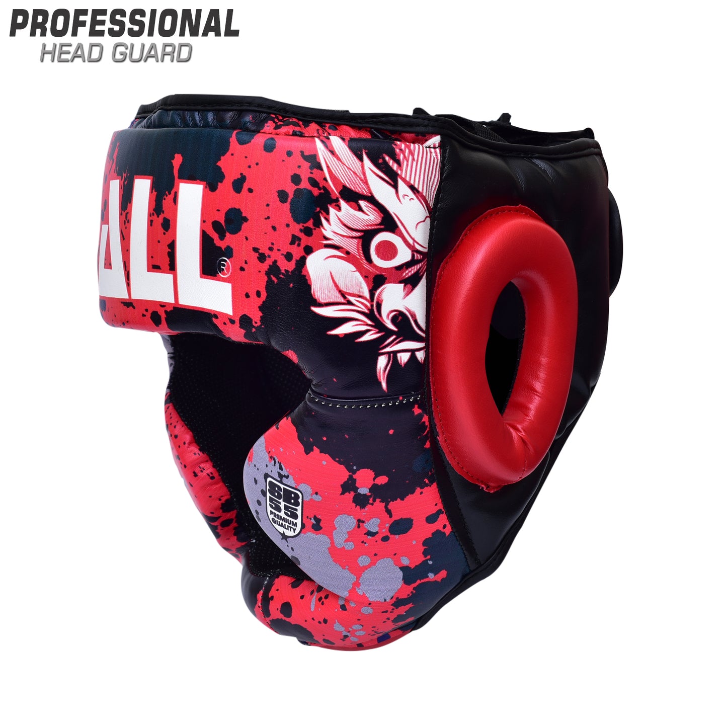 Head Guard S M L Green Black Red for Boxing Fighting Sparring Judo MMA Kickboxing Karate Muay Thai Training Safety Ear Protection for Men and Women By SPALL(SI-1229)