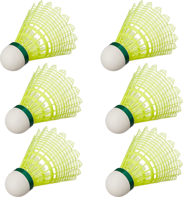 6 pices Badminton Shuttlecocks For Outdoor Indoor Sports 236688