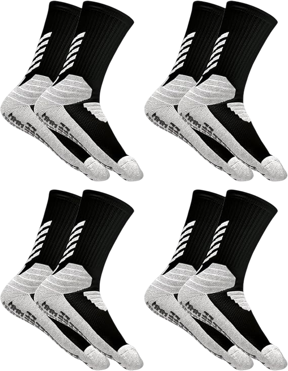 Mens Grip Socks Non Slip for Soccer,Hospital, Training,Anti Slip Grippers