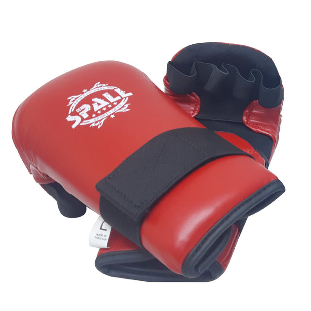 Karate Gloves For Punching Bag Professional Thumb Elastic Artificial Leather Material Fighting Practice Coaching Training Mitts Ideal For Men And Women(SI-1051)