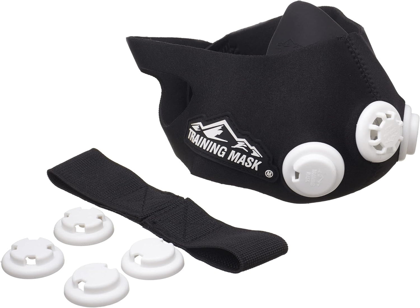 Training Mask With Three Resistance Valves Increase Your Sports Performance Multi Level Resistance Black For Weight Lifting Workout Running Fitness