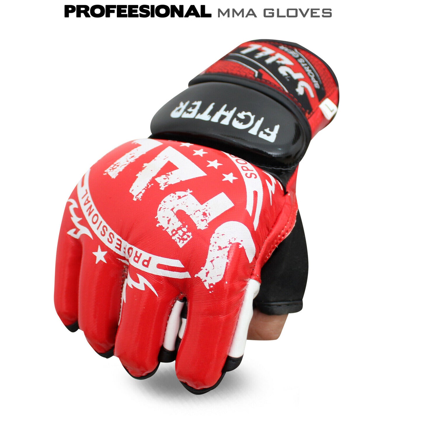 MMA Gloves Half Finger For Kickboxing Muay Thai Boxing Fighting Wrestling Sparring Sports Training For Men And Women(SI-1182)