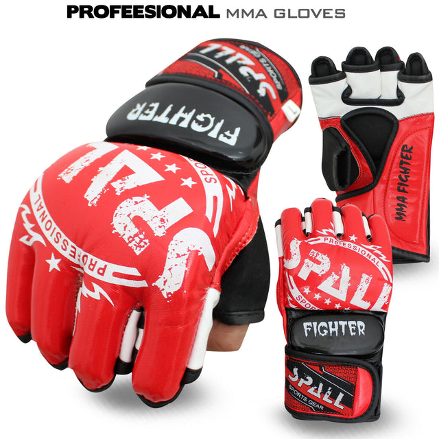 MMA Gloves Half Finger For Kickboxing Muay Thai Boxing Fighting Wrestling Sparring Sports Training For Men And Women(SI-1182)