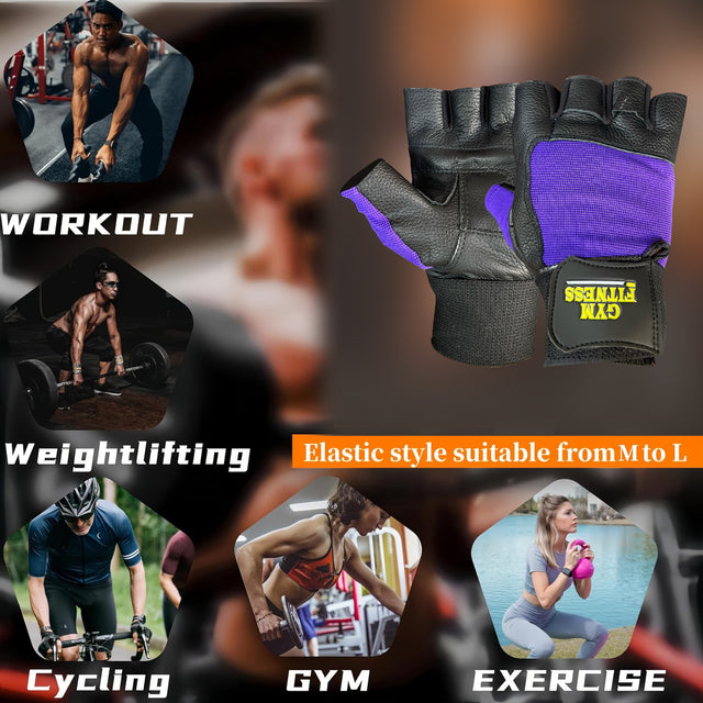 Weight Lifting Leather Gloves Short Strap Power Lifting Gloves Strong Grip palm Exercise Fitness Strength Gloves Home Gym (201)