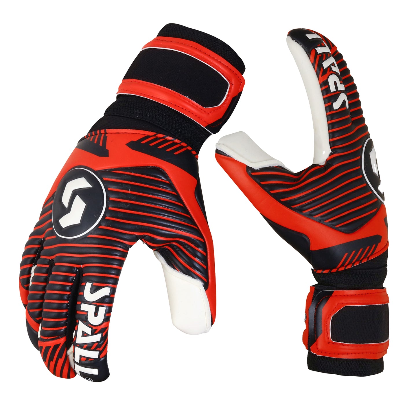 GoalKeeper Gloves Strong Grip For The Toughest Saves With Finger Spines To Give Splendid Protection To Prevent Injuries High Performance Pro Level Ideal For men And Women(GK-355)