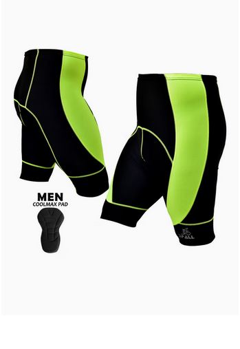 Spall Men's Padded Bike Shorts 3D Padding Mountain Biking Bicycle Riding