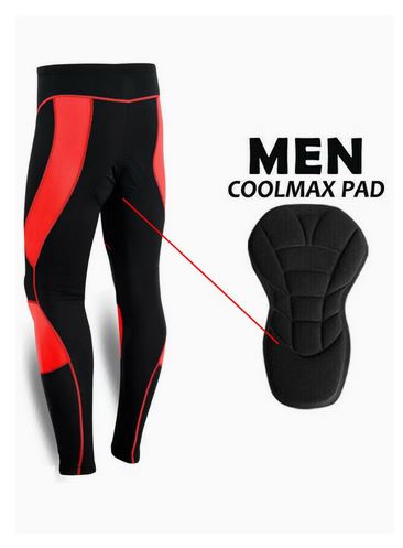 Spall Men's Cycling Tights Cool max Compression Padded Bicycle Bike Legging Trouser Pant