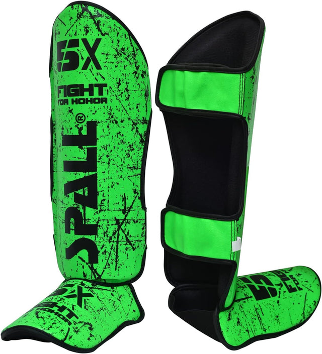 Shin In Step Guards S M L XL White Black Green Blue Red F.Green Orange For Martial Arts Muay Thai Sparring Kickboxing Taekwondo Karate And Boxing Gear(SI-1380)