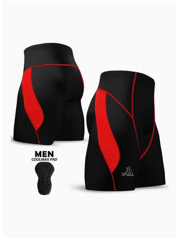 Spall Men's Cycling Shorts Summer Quick Dry Padded Bike Shorts