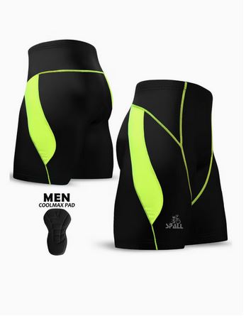 Spall Men's Cycling Shorts Summer Quick Dry Padded Bike Shorts