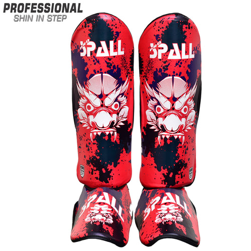 Shin Instep XS S M L XL Blue Green Red for Karate Martial Arts Kickboxing BJJ Boxing Judo Sparring MMA Practice Sports Gear and Training Equipment Ideal for Men and Women By SPALL(SI-1360)