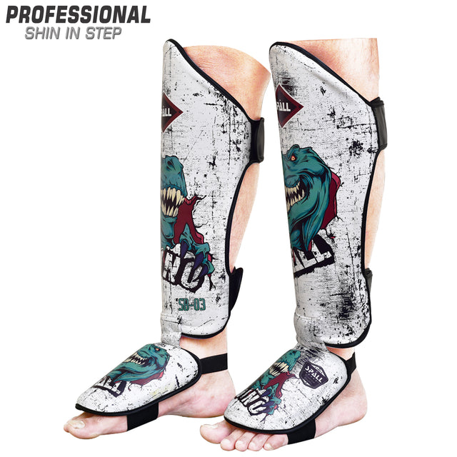 Shin Instep Guard Protective Leg For Boxing Muay Thai Sparring Kickboxing MMA BJJ Karate Judo Practice Martial Arts Training Ideal For Men And Women(SI-1356)