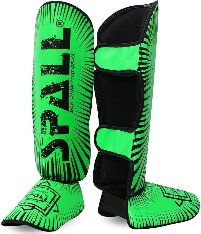 Shin In Step Guard XS S M L XL White Red Green F.Yellow Orange Black For Martial Arts Sparring Kickboxing Karate Boxing Gear And Training For Men And Women(SI-1141)