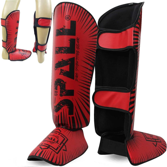 Shin In Step Guard XS S M L XL White Red Green F.Yellow Orange Black For Martial Arts Sparring Kickboxing Karate Boxing Gear And Training For Men And Women(SI-1141)