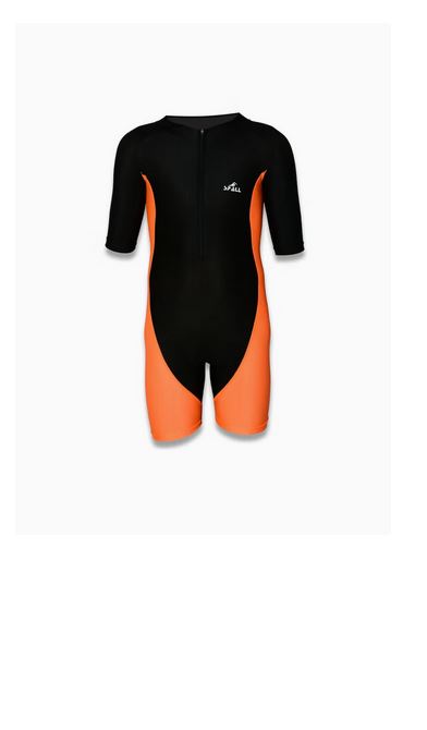 Swimming Short Sleeve Front Zipper Warm Shorty Diving Suite Sun Protection Suitable For Wakeboarding Diving Snorkeling Sailing