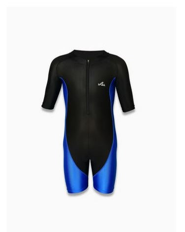 Swimming Short Sleeve Front Zipper Warm Shorty Diving Suite Sun Protection Suitable For Wakeboarding Diving Snorkeling Sailing