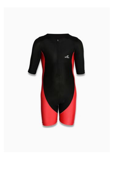 Swimming Short Sleeve Front Zipper Warm Shorty Diving Suite Sun Protection Suitable For Wakeboarding Diving Snorkeling Sailing