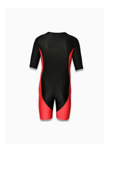 Swimming Short Sleeve Front Zipper Warm Shorty Diving Suite Sun Protection Suitable For Wakeboarding Diving Snorkeling Sailing