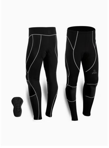 Spall Men's Cycling Tights Cool max Compression Padded Bicycle Bike Legging Trouser Pant