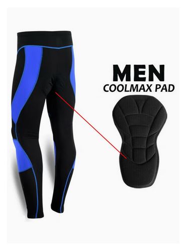 Spall Men's Cycling Tights Cool max Compression Padded Bicycle Bike Legging Trouser Pant