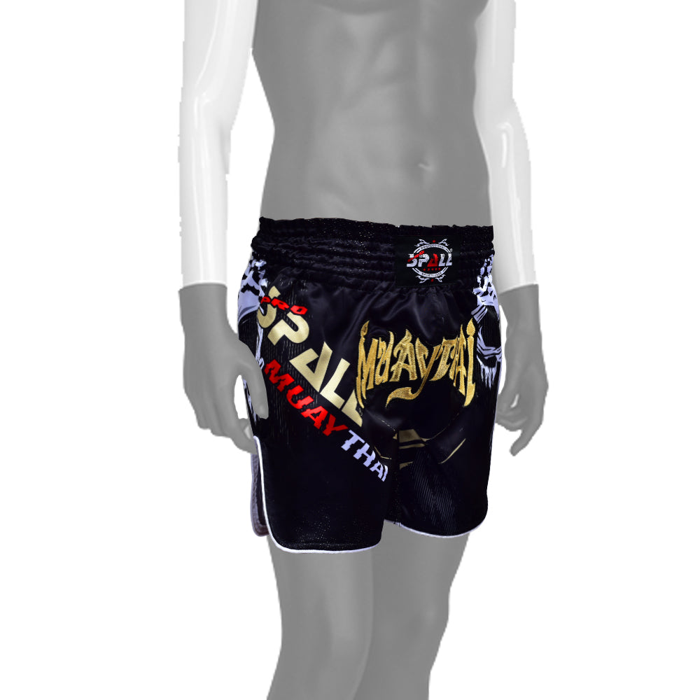 THAI SHORTS+SHIRT (SET) BORN TO FIGHT Perfect for the Muay thai, gym, jogging Sport