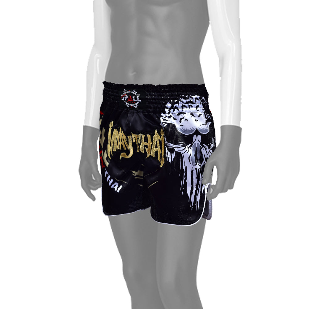 THAI SHORTS+SHIRT (SET) BORN TO FIGHT Perfect for the Muay thai, gym, jogging Sport