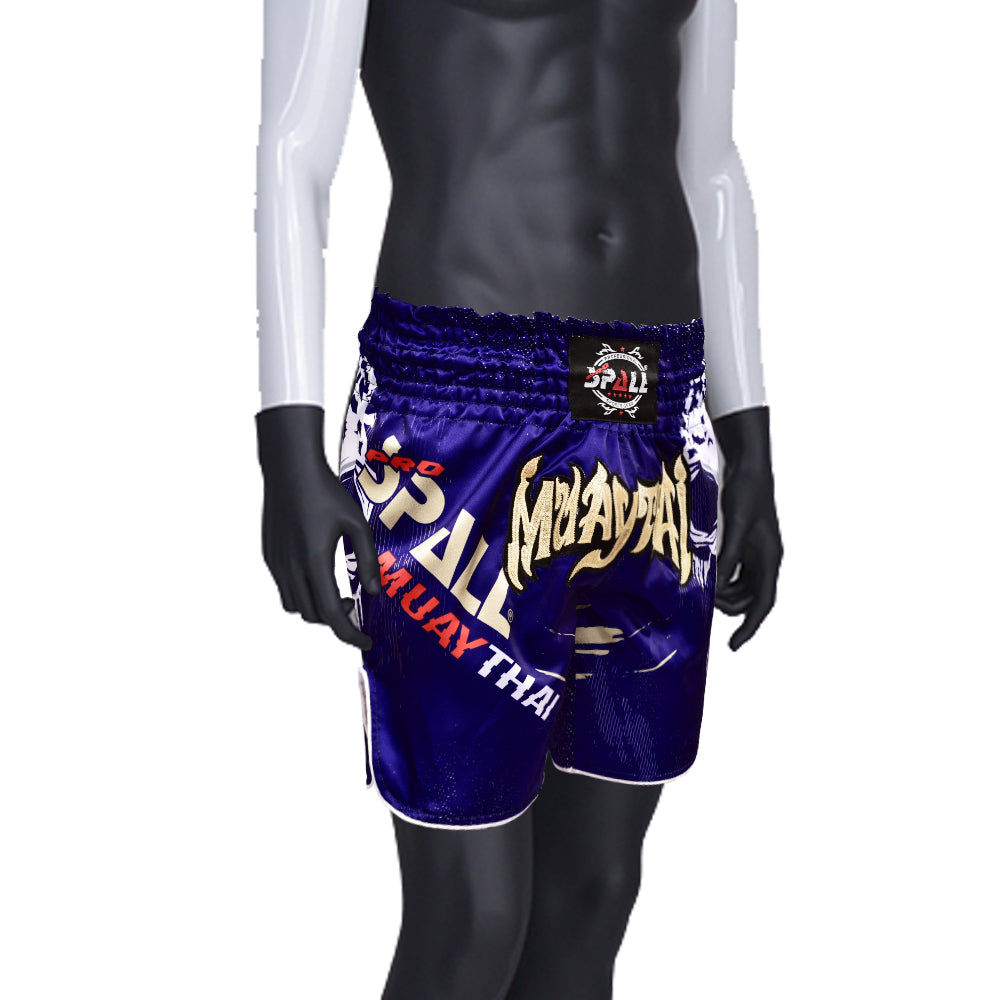 THAI SHORTS+SHIRT (SET) BORN TO FIGHT Perfect for the Muay thai, gym, jogging Sport