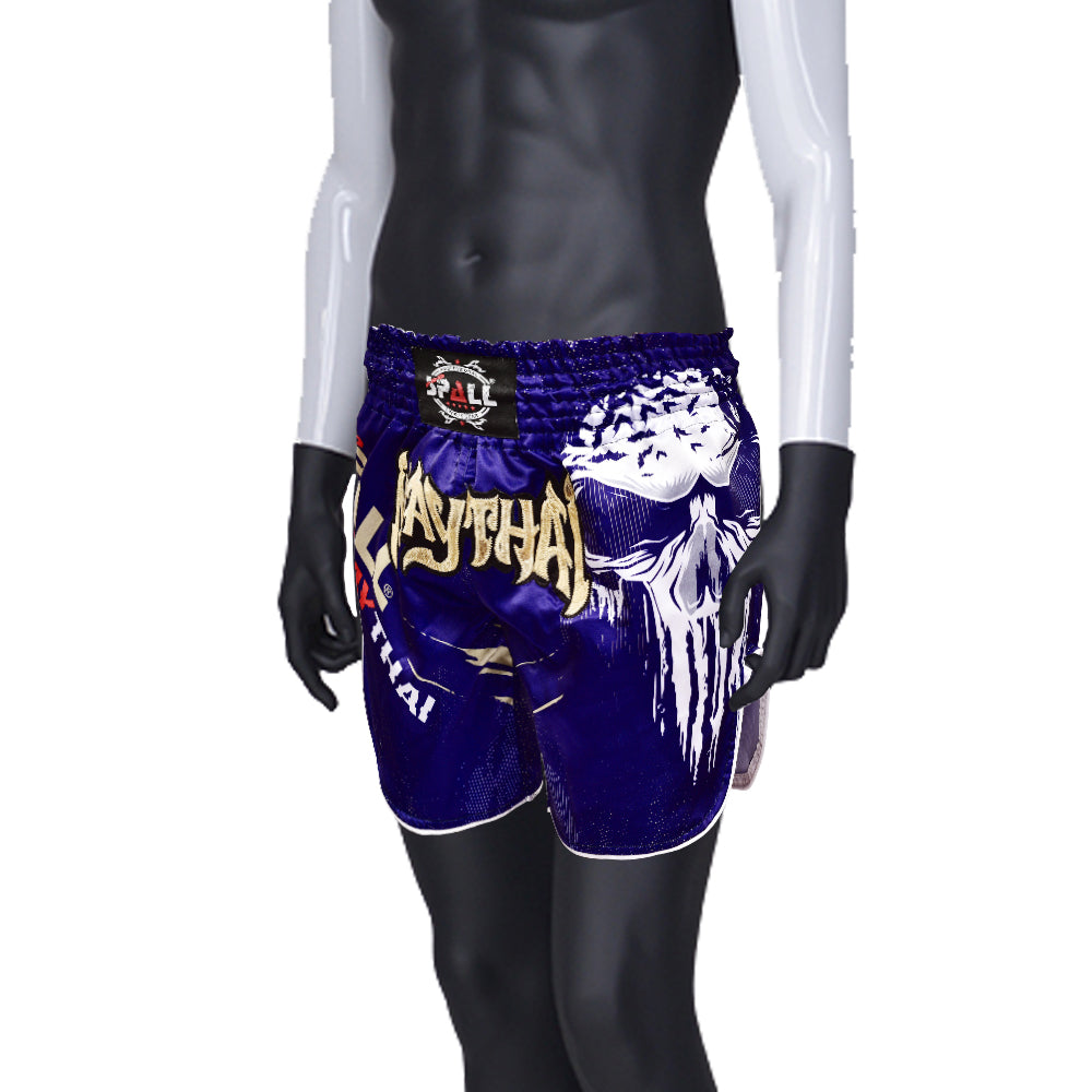 THAI SHORTS+SHIRT (SET) BORN TO FIGHT Perfect for the Muay thai, gym, jogging Sport