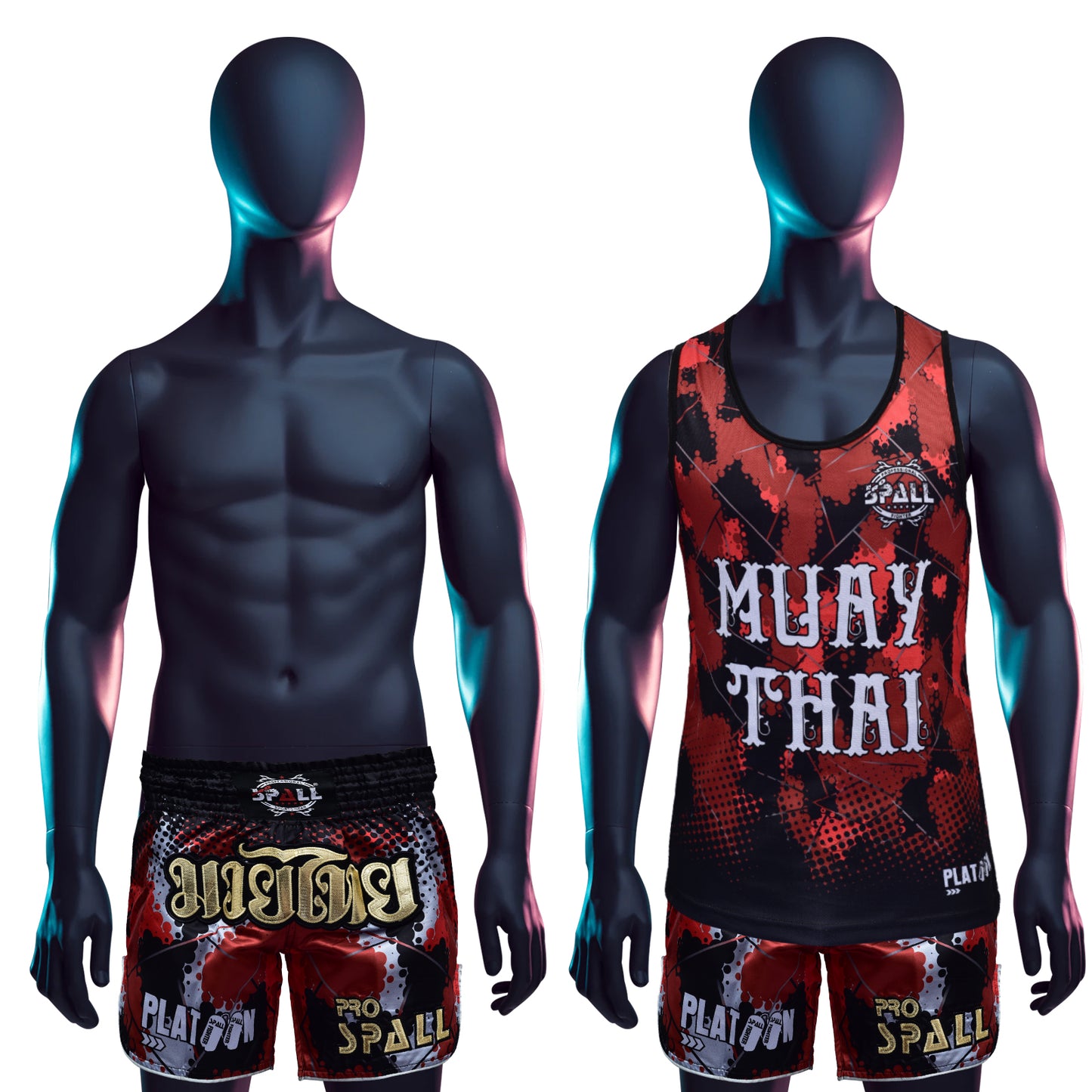 Men's Gym Tank Tops Workout Muscle Tee Training Bodybuilding Fitness Sleeveless Muay Thai Sport Boxing Workout Tank Top Gloves Boxer Fan Gift Tank Top(SI-3252)