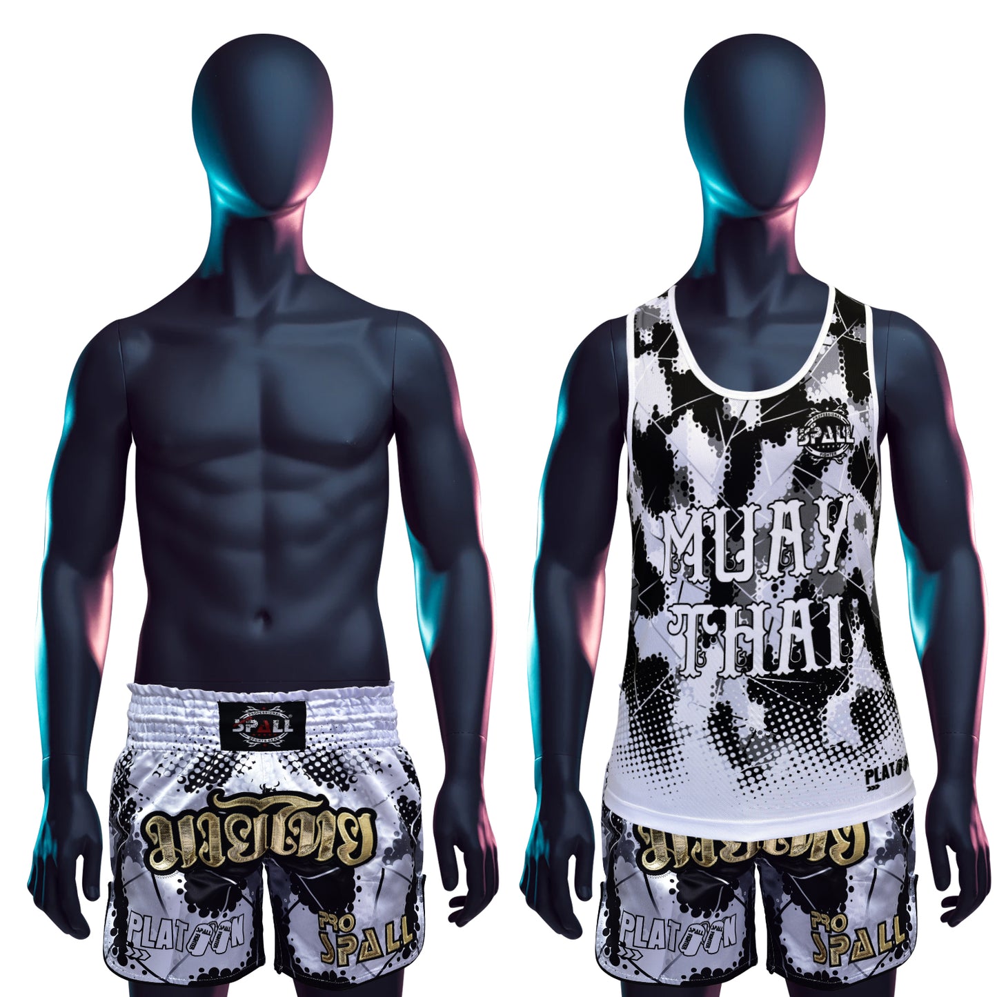 Men's Gym Tank Tops Workout Muscle Tee Training Bodybuilding Fitness Sleeveless Muay Thai Sport Boxing Workout Tank Top Gloves Boxer Fan Gift Tank Top(SI-3252)