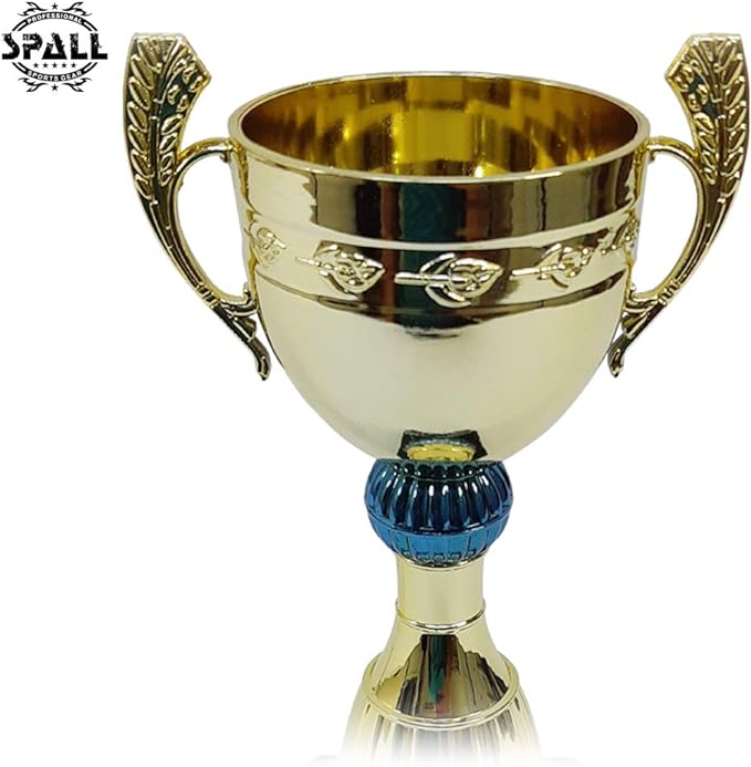 Trophy Height 23 cm Width 13 cm Depth 8.5 cm Gold/Blue For Appreciation Gift Olympic Academy Award Ceremony Part Celebrations School Award Sports Tournaments Competitions