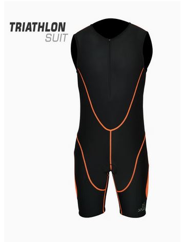 Men Triathlon tri suit compression running swimming cycling skin tight Padded(SI-1004)