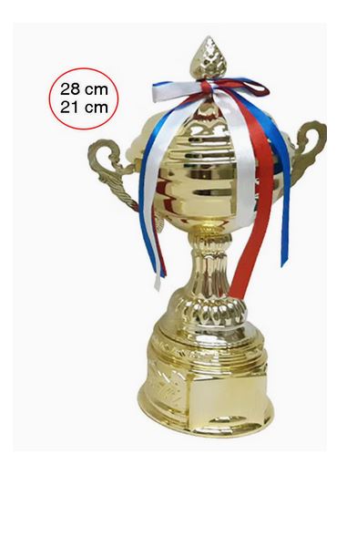 Trophy Set Of Three Resin Decoration Electroplating crafts Ornaments