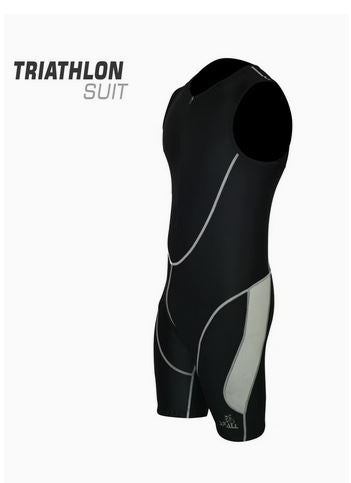 Men Triathlon tri suit compression running swimming cycling skin tight Padded(SI-1004)