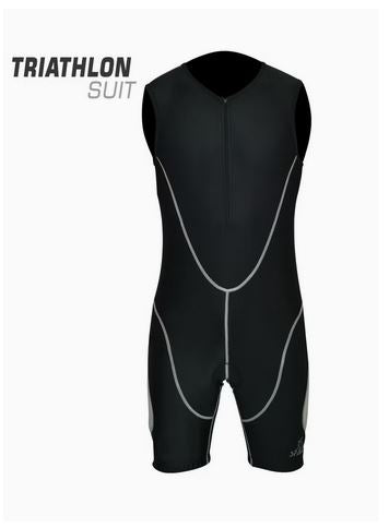 Men Triathlon tri suit compression running swimming cycling skin tight Padded(SI-1004)