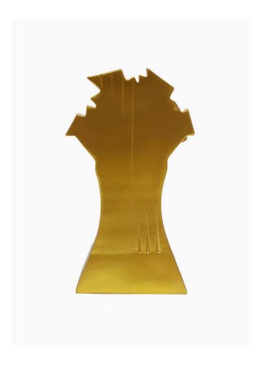 Trophy With Resin Decoration Electroplating Ornament