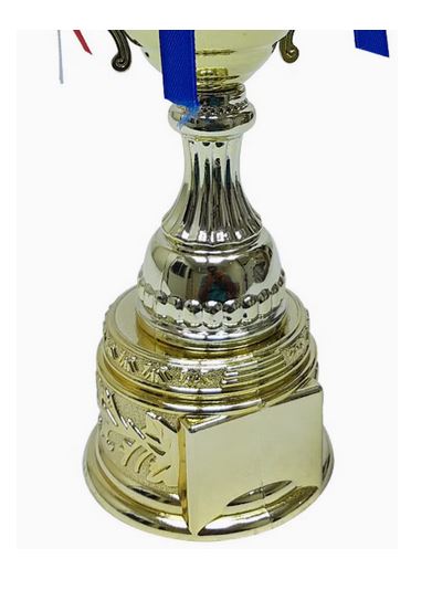 Trophy With Resin Decoration Electroplating Ornaments