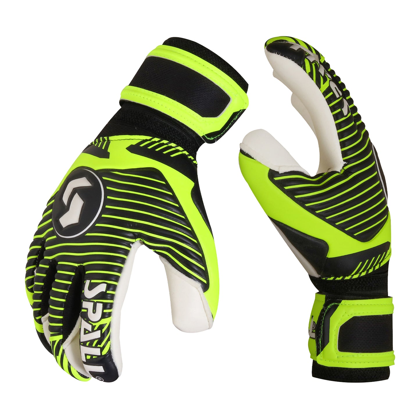 GoalKeeper Gloves Strong Grip For The Toughest Saves With Finger Spines To Give Splendid Protection To Prevent Injuries High Performance Pro Level Ideal For men And Women(GK-355)