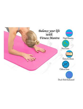 Yoga Mat With Strap Included 6mm Thick Non Slip Fast Drying Professional Waterproof Ideal For Fitness Home Gym Workouts Both Men And Women