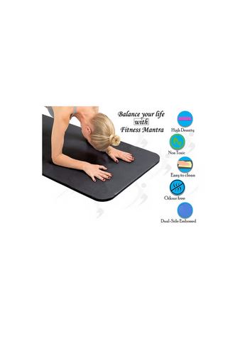 Yoga Mat With Strap Included 6mm Thick Non Slip Fast Drying Professional Waterproof Ideal For Fitness Home Gym Workouts Both Men And Women